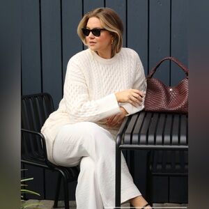 Abercrombie & Fitch Madeline Crew Mini Sweater Dress - Cream (XXS/P)